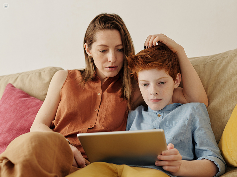 madre e figlio