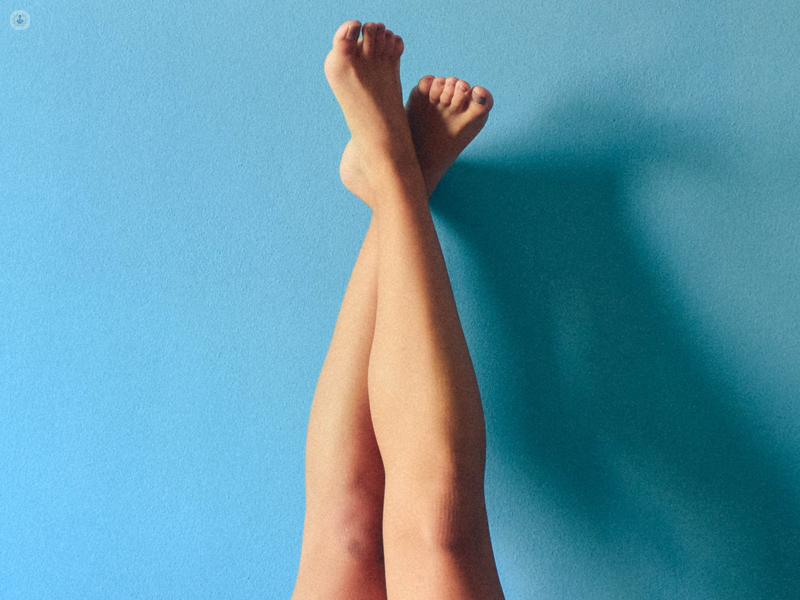 gambe di una ragazza