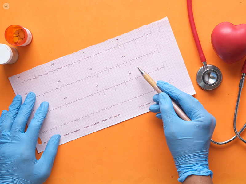 esame per misurare il cuore; scompenso cardiaco